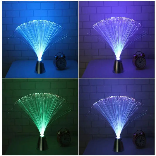 Multicolor LED Fiber Optic Lamp Light Interior Decoration Starry Sky Holiday Wedding Lamp LED Night Light Lamp Furnishing