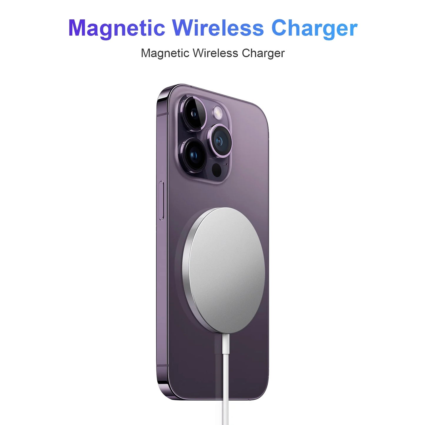 Wireless Charger, Iphone Charger, Magsafe(No Wall Charger) Compatible with Iphone, Air Pods