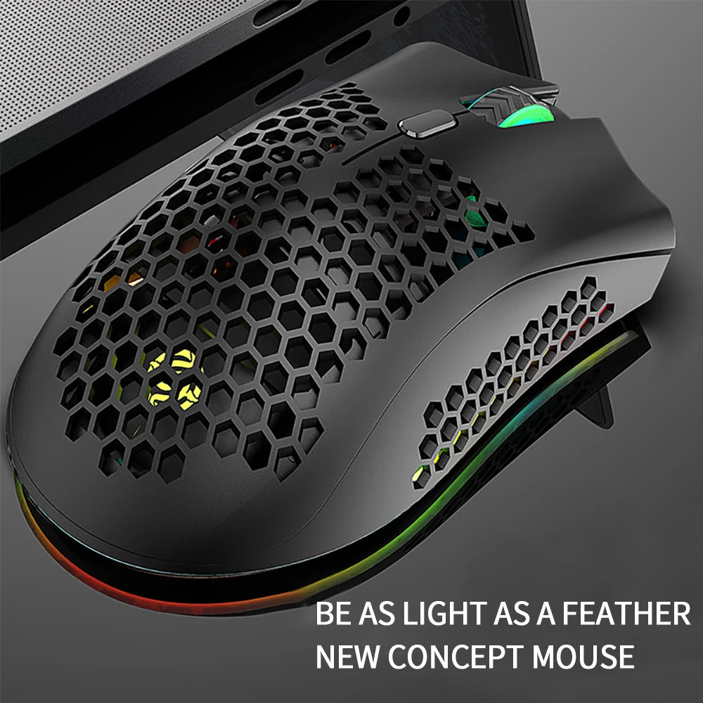 BM600 Rechargeable Gaming Mouse USB 2.4G Wireless