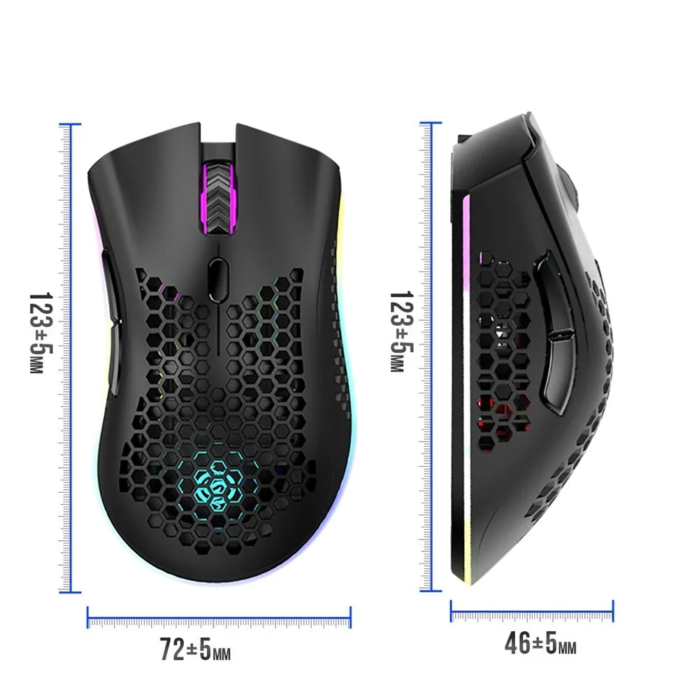 BM600 Rechargeable Gaming Mouse USB 2.4G Wireless